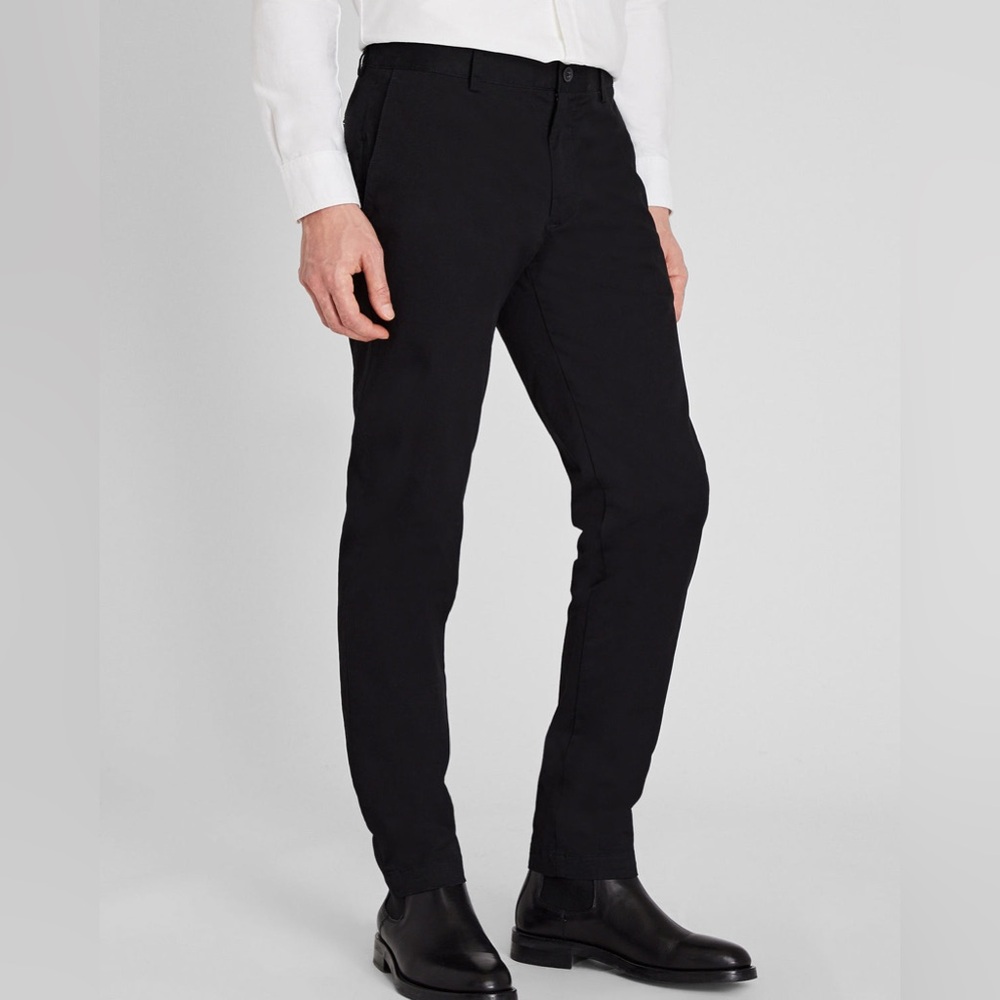 Club Monaco Men's Connor Chino Pant; slim fit; black; size 29/30